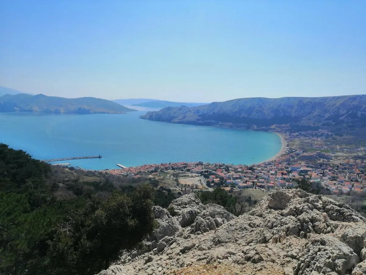 Mirjana Radovic Apartman Baška 0*,